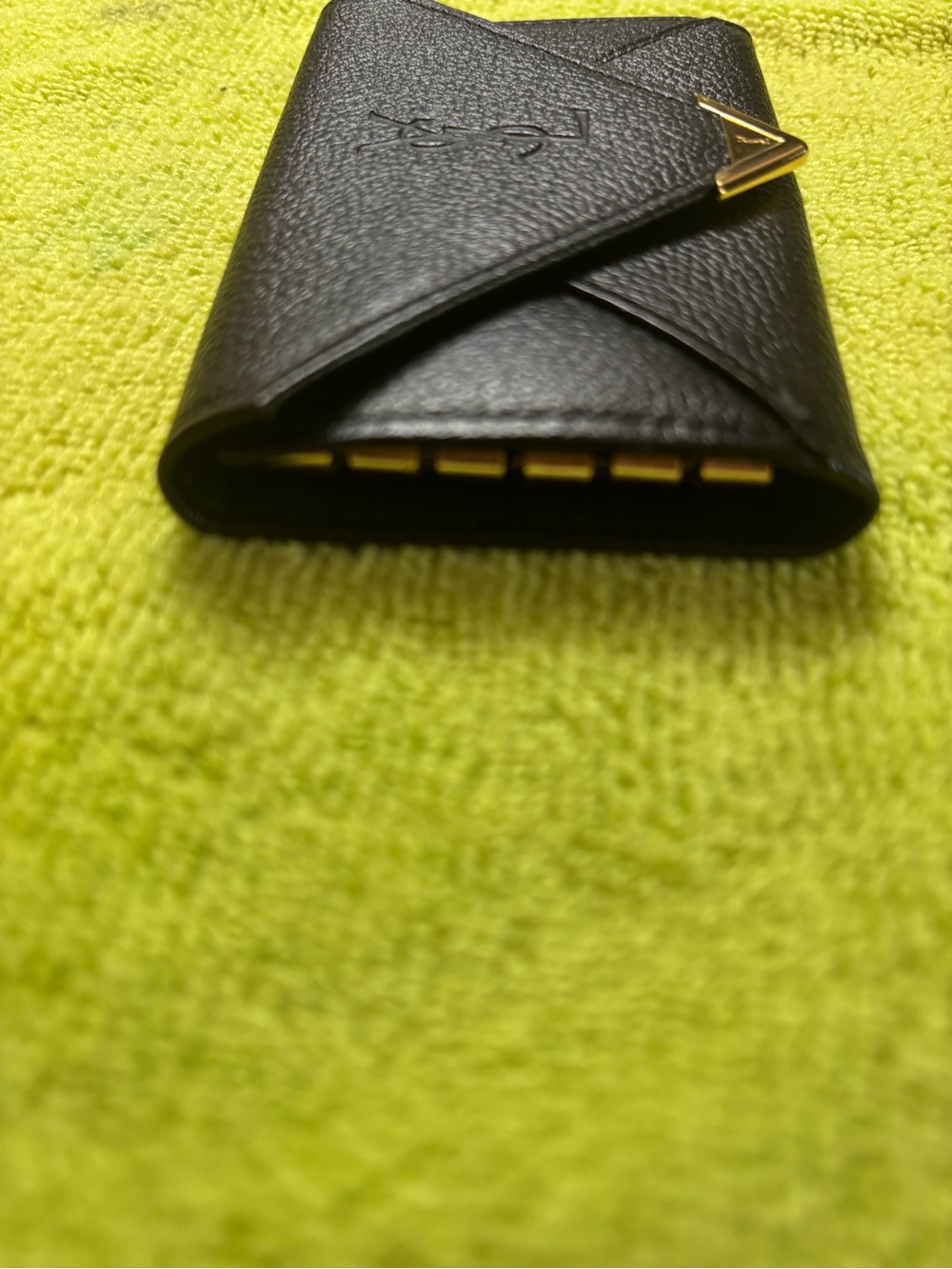 Rare Vintage Yves Saint Laurent Envelope Key Case / Mini Wallet Excellent Cond - Picture 4 of 7